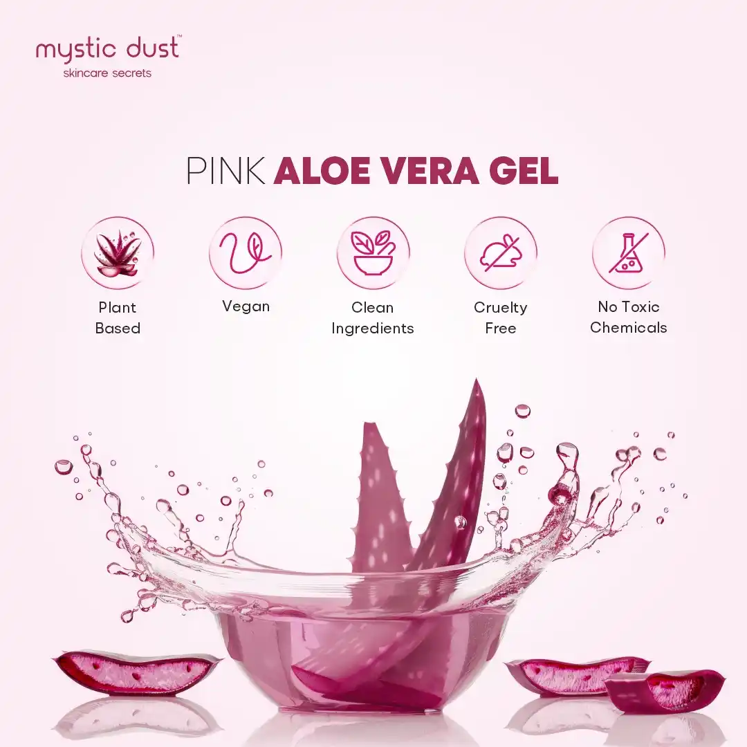 Pink Aloe Vera Gel