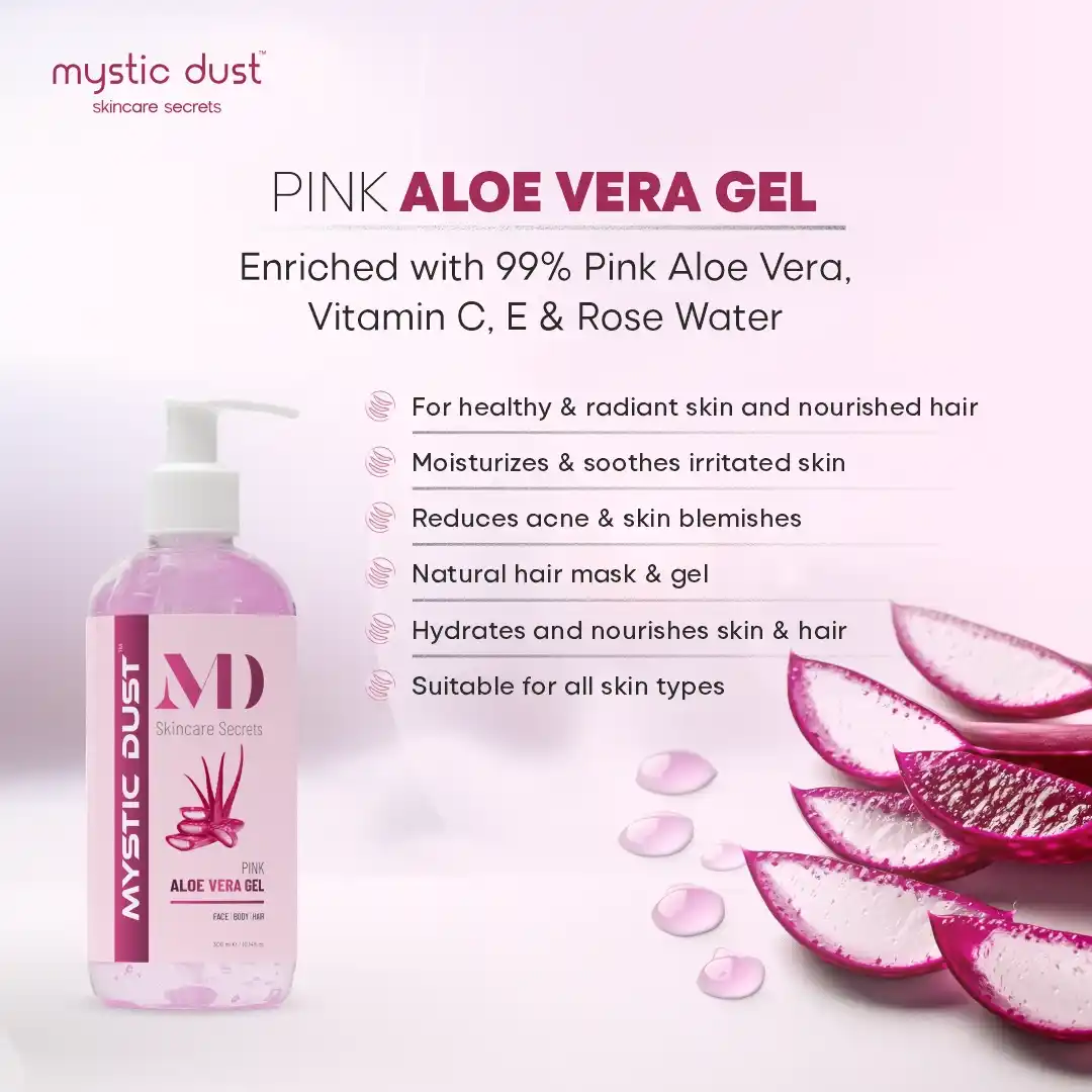 Pink Aloe Vera Gel