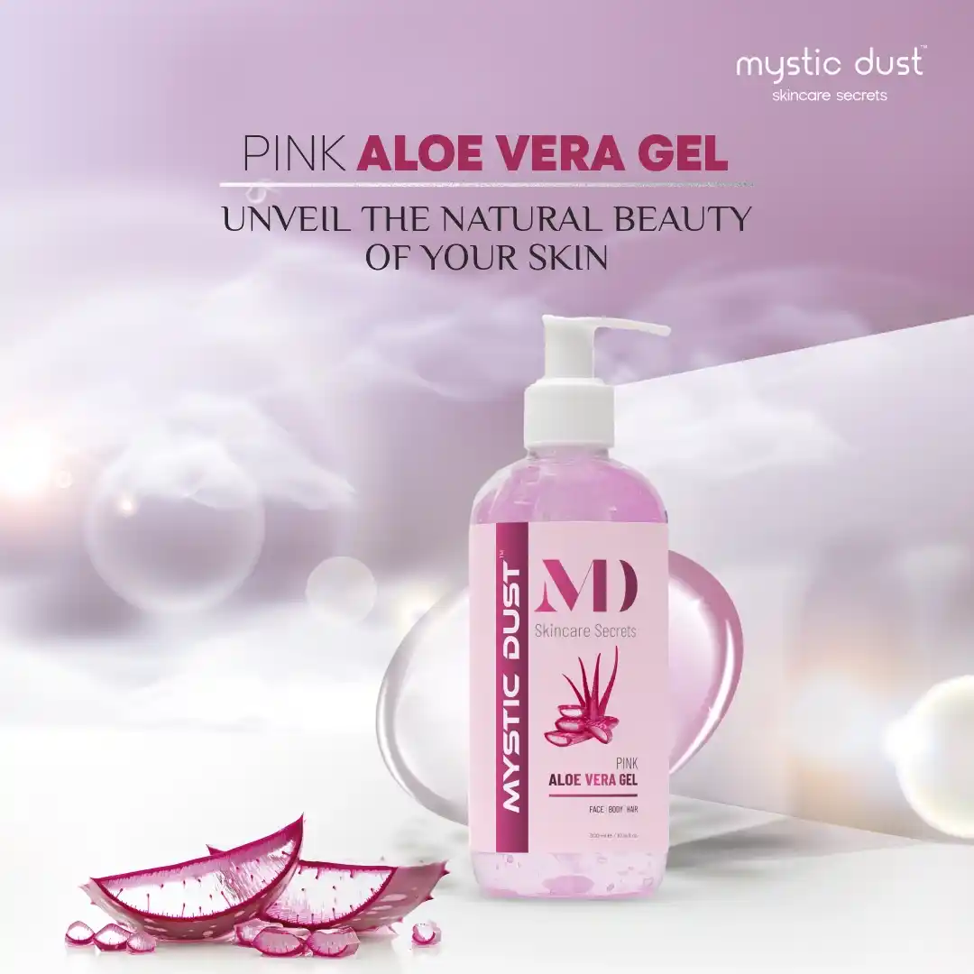 Pink Aloe Vera Gel